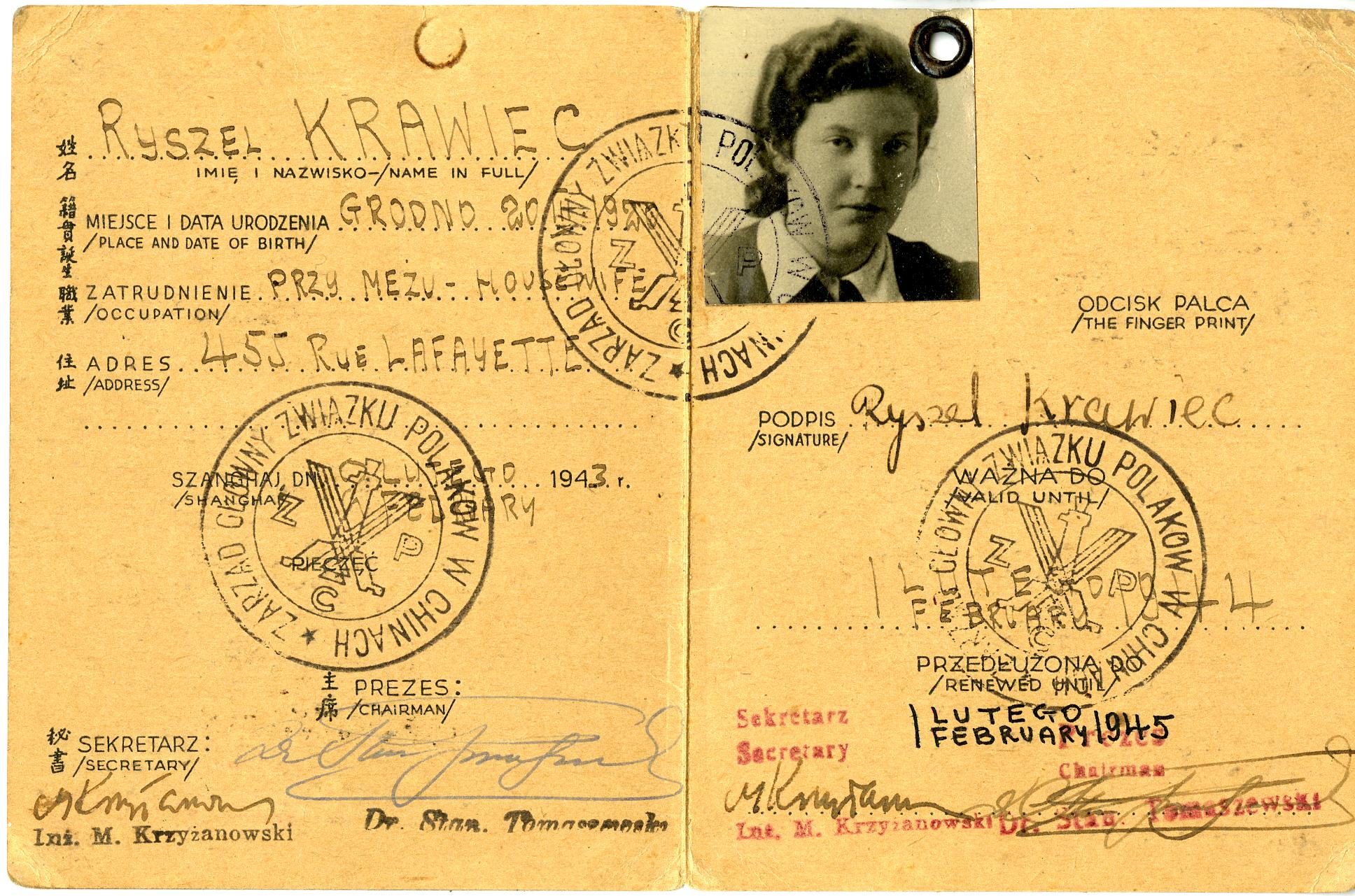 Document — Krawiec Menachim