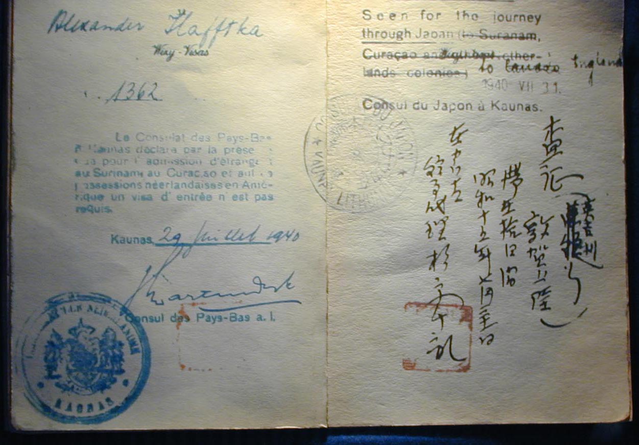Hafftka booklet, visa amended to Canada, England