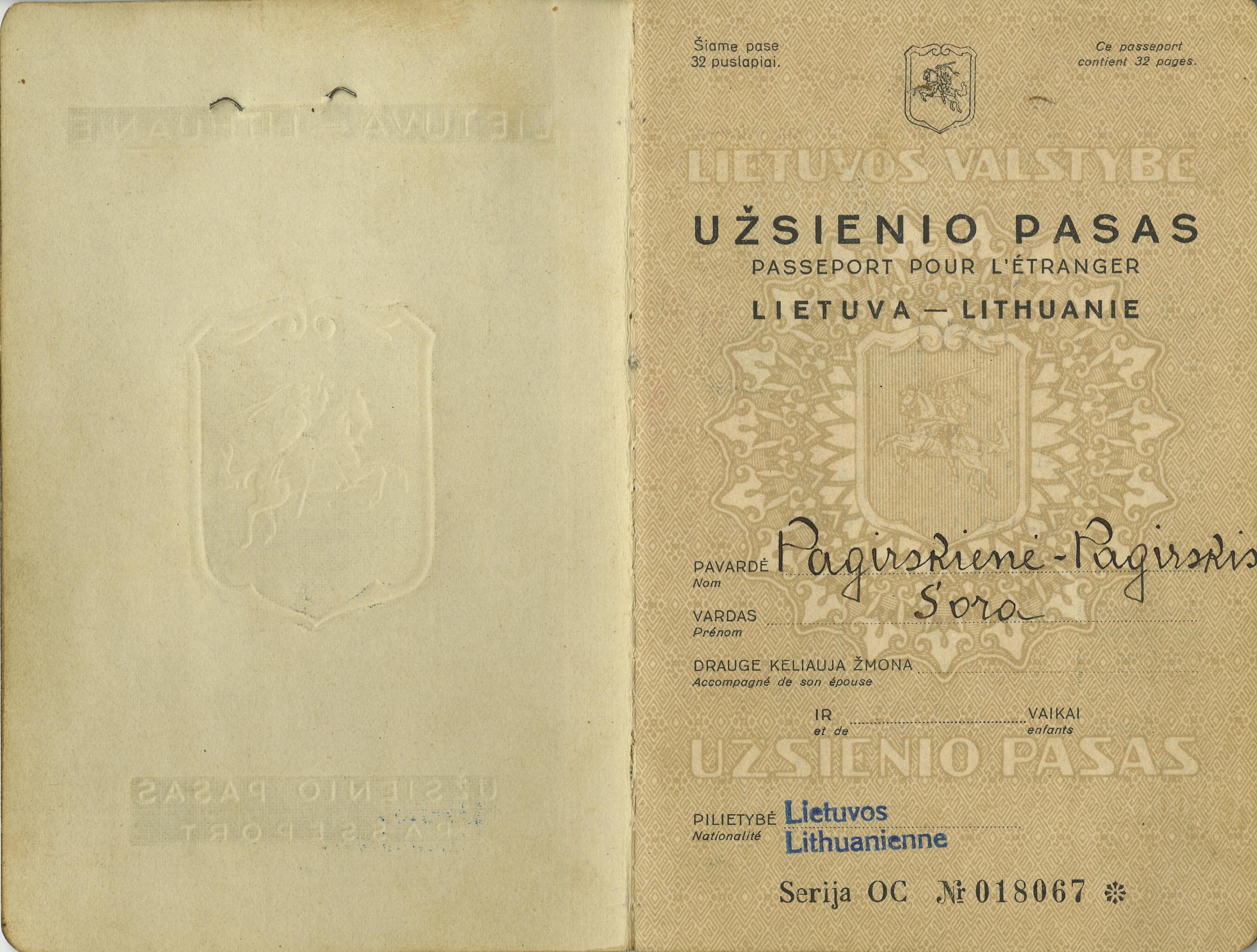 Document — Sora Pagirskis