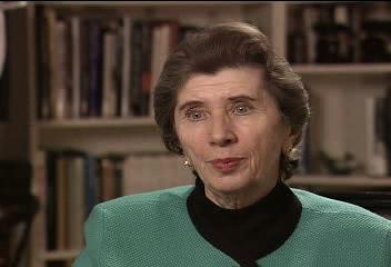 Still from the oral history of Irene Steinman (née Dynenson)
