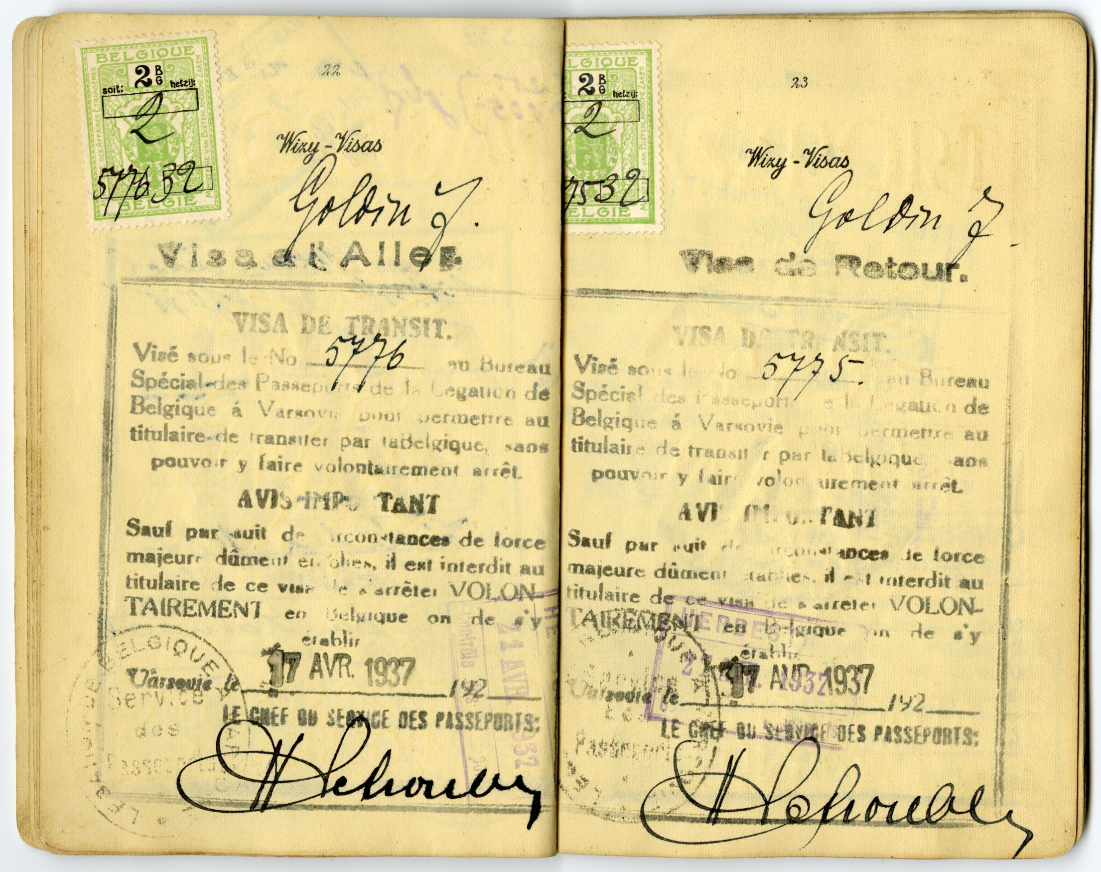 Document — Goldin Jakob (Jakow)