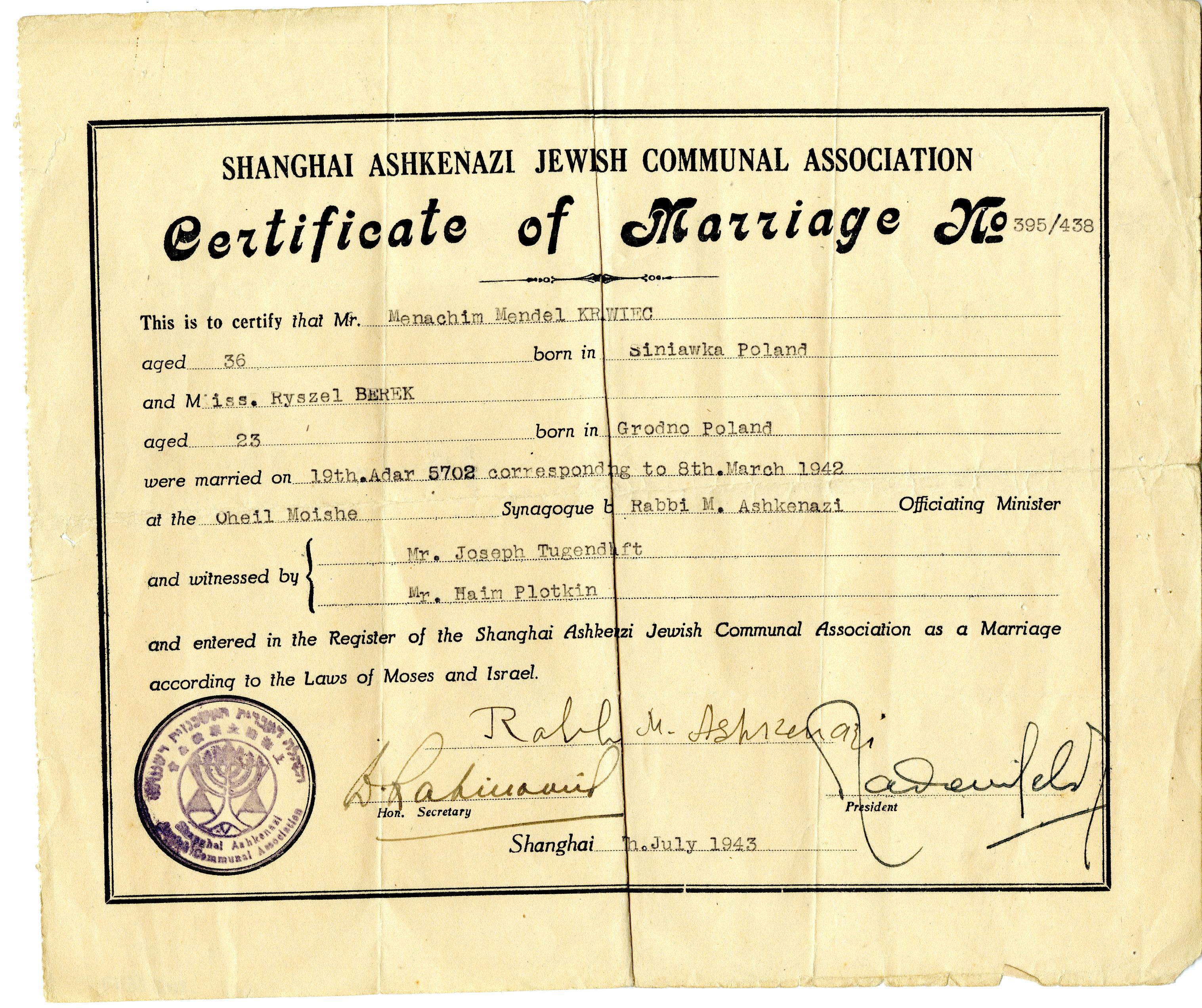 Document — Krawiec Menachim