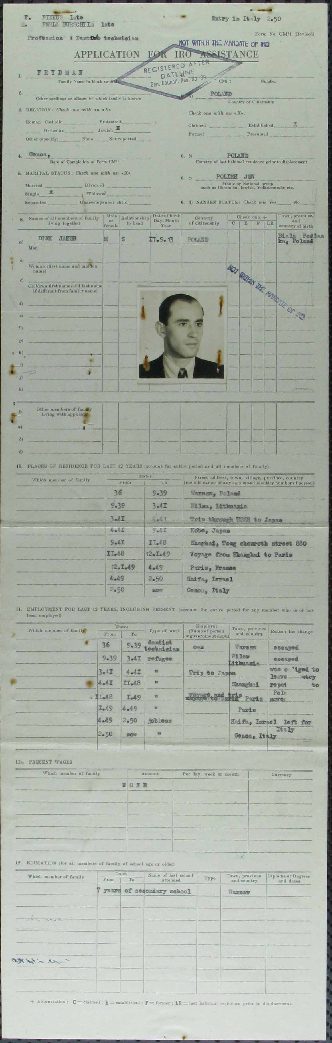 Document — Jakob Frydman