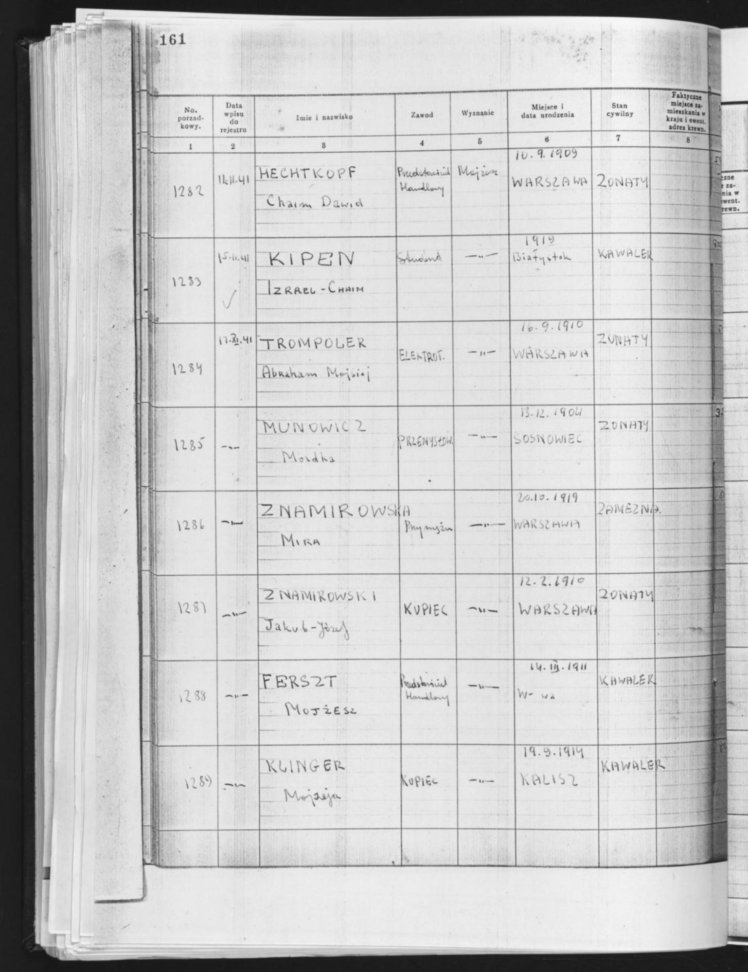 Document — Abram Mojsiej Trompoler