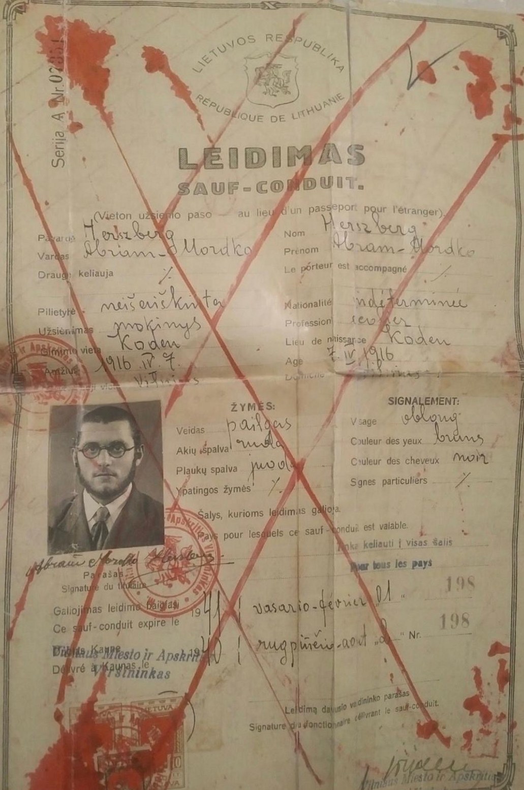 Document — Abram-Mordko Herszberg