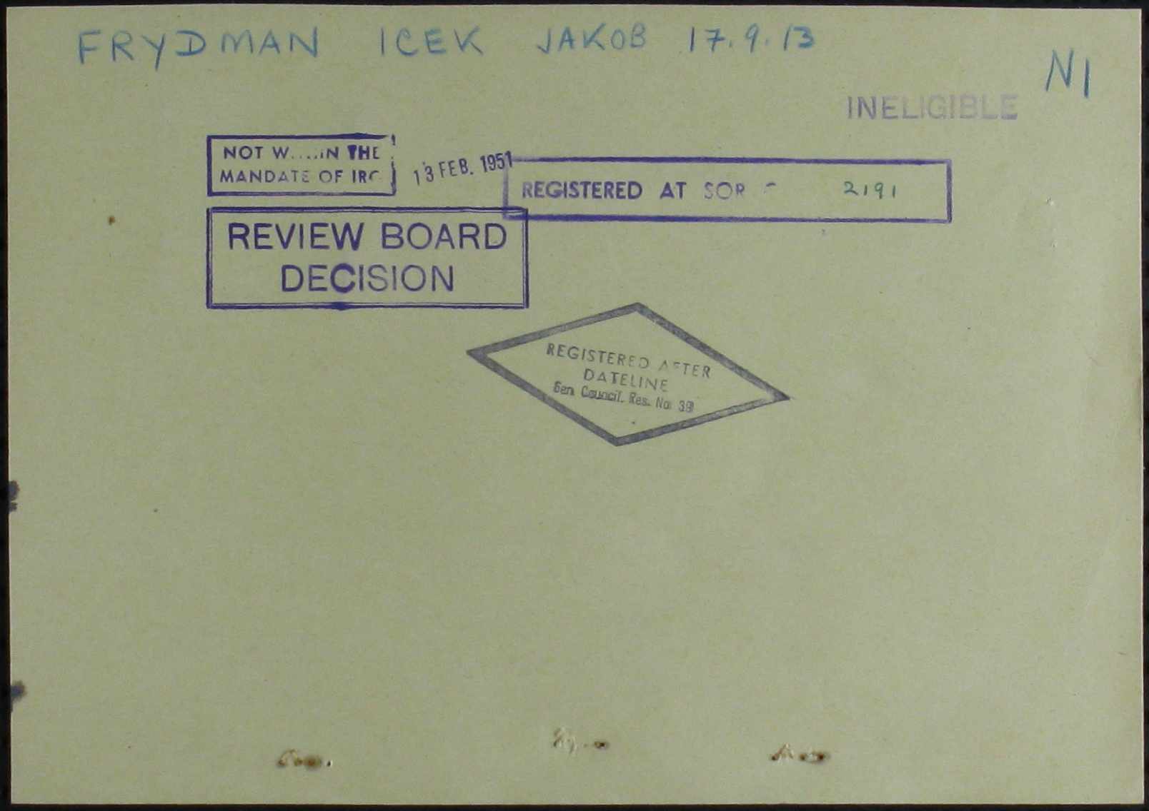 Document — Jakob Frydman