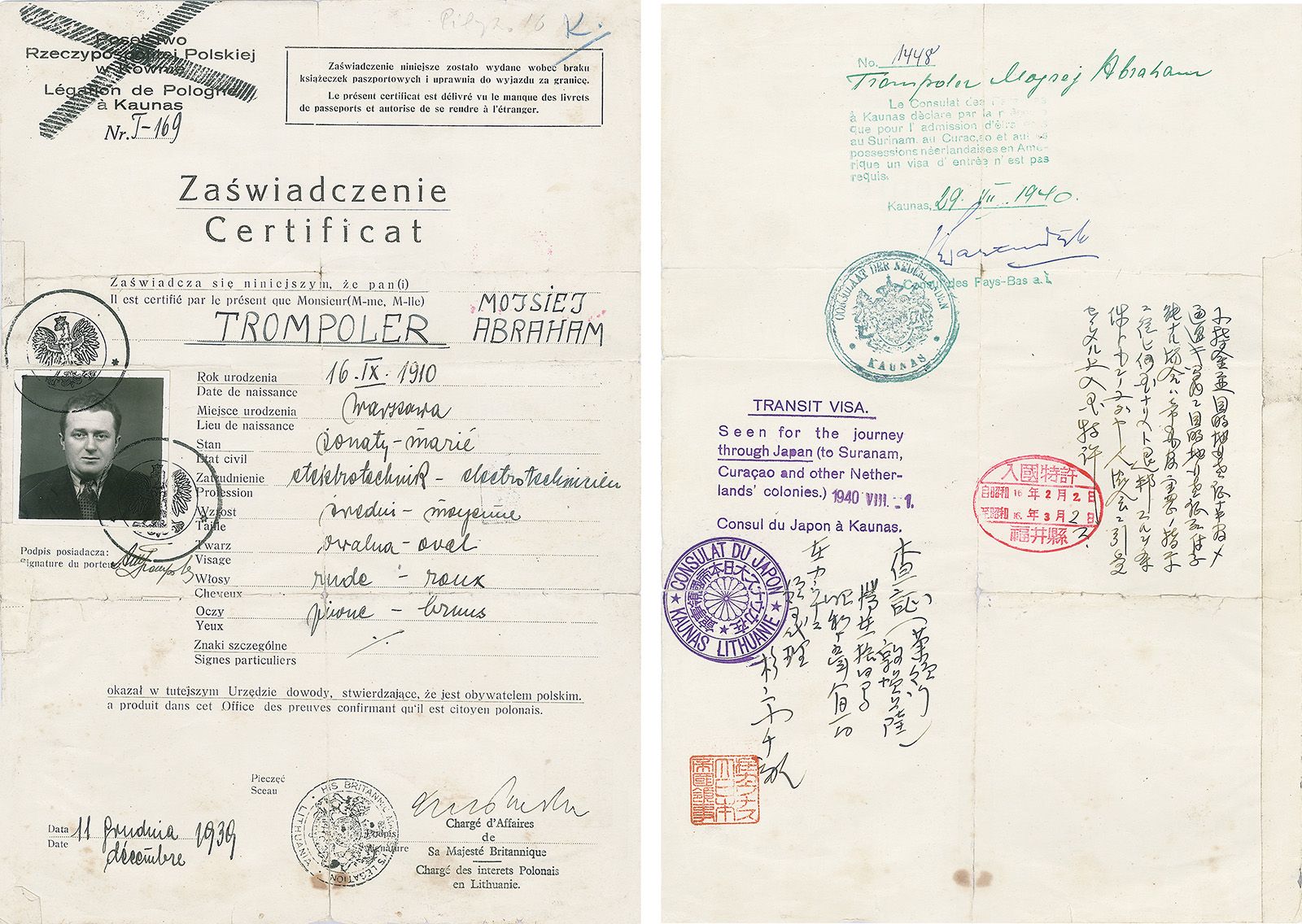 Document — Abram Mojsiej Trompoler