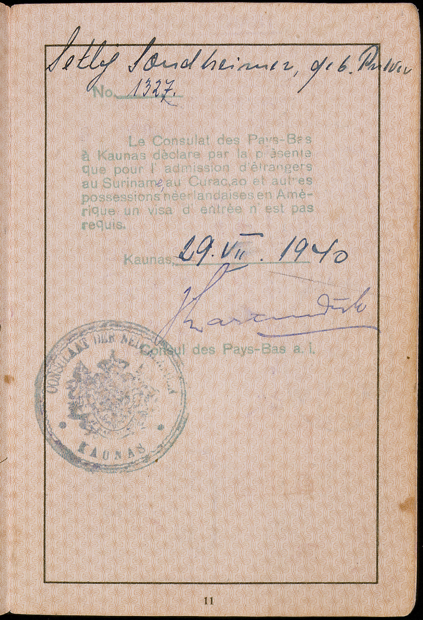 Document — Sondheimer Setty
