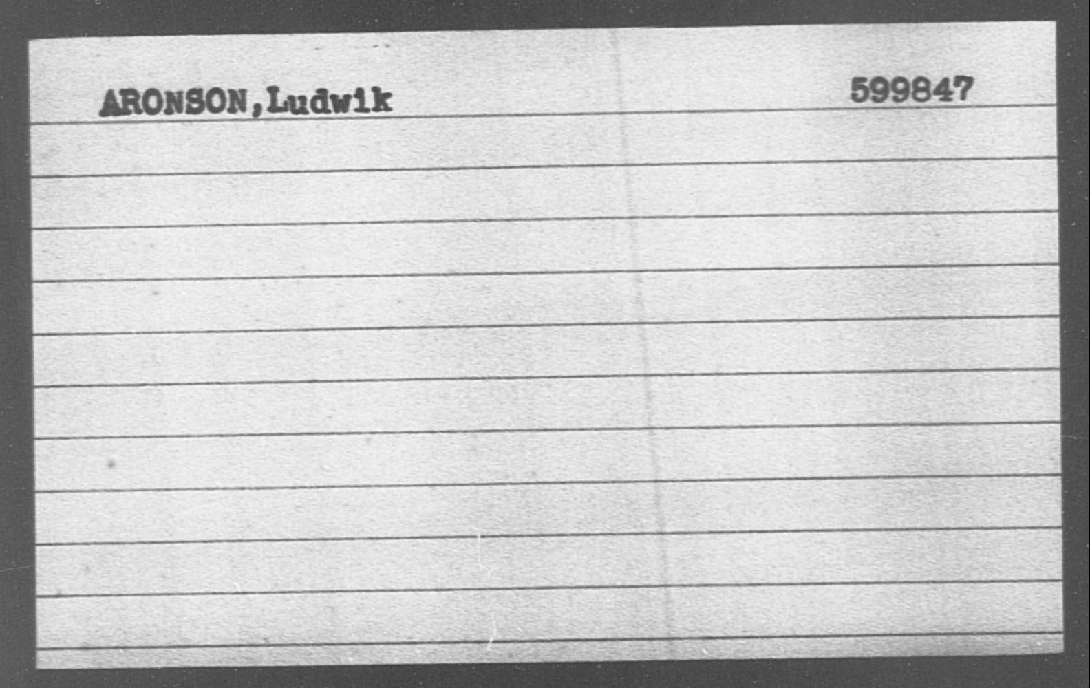 Document — Ludwik Aronson