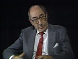 Still from the interview with Ernest Heppner